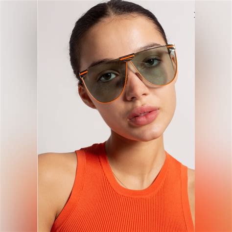 69mm aviator sunglasses fendi|Fendi sunglasses oversize.